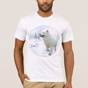 Camiseta Samoyed Noel