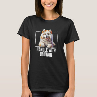 Camiseta Samoyed Sammy Dog Handle With Care