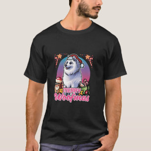 Camiseta Samoyed Santa Claus Coffee Mug Merry