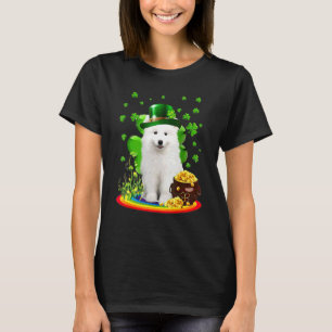 Camiseta Samoyed St Patricks Día Amores irlandeses a los pe