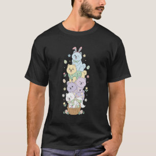 Camiseta Samoyedo Divertido Huevo de Pascua Niños Hombres M