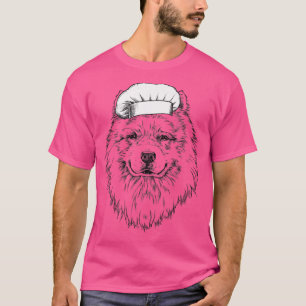 Camiseta Samoyg Dog Cocina divertida del chef Cook