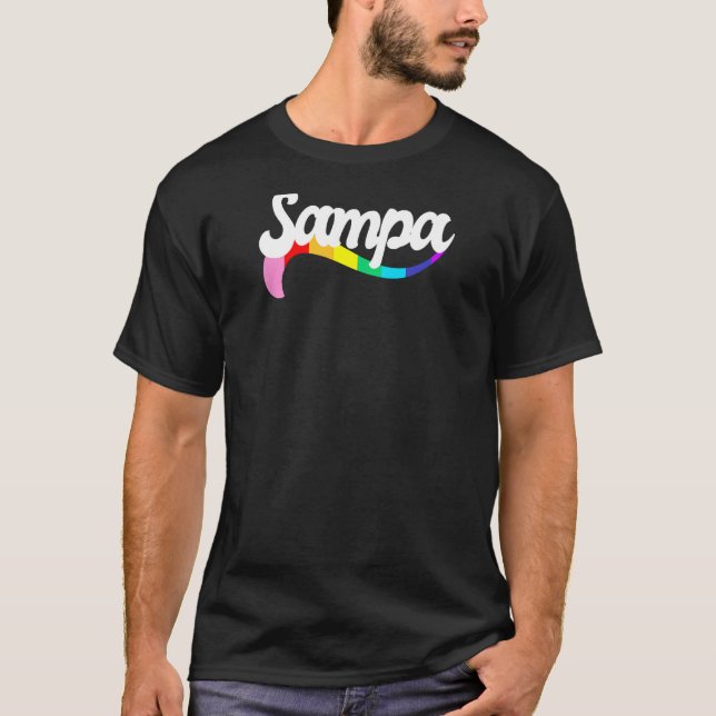 Camiseta SAMPA São Paulo Brasil Orgullo gay Orgulloso Lluvi (Anverso)