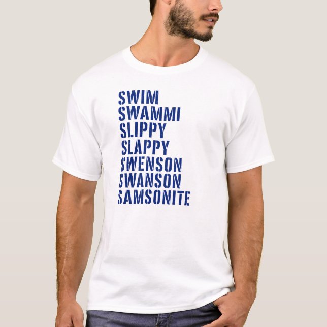 Camiseta Samsonite con cita divertida de película (Anverso)