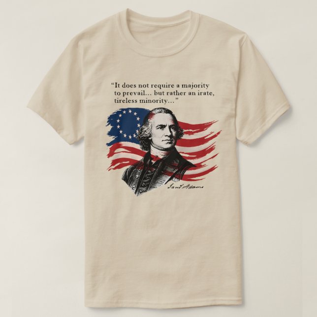 Camiseta Samuel Adams (Diseño del anverso)