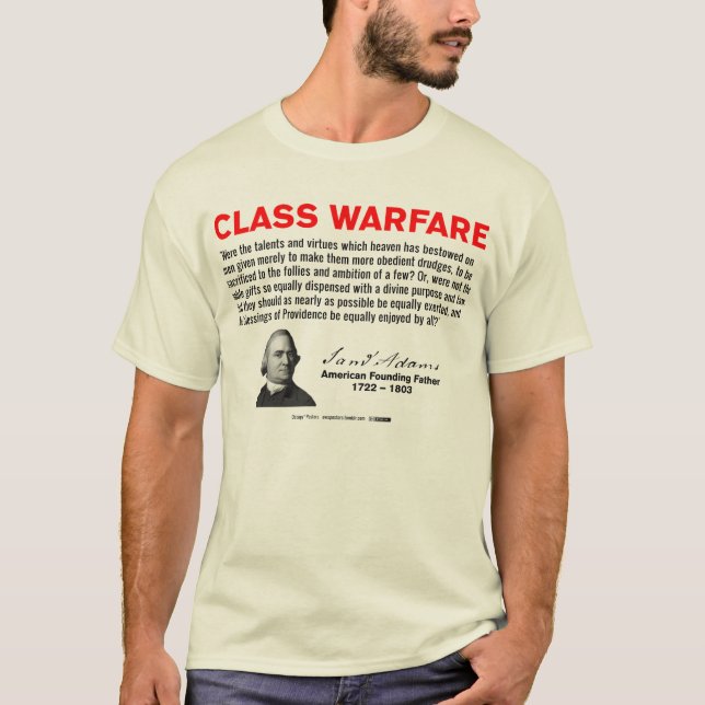 Camiseta Samuel Adams, guerrero de la clase (Anverso)