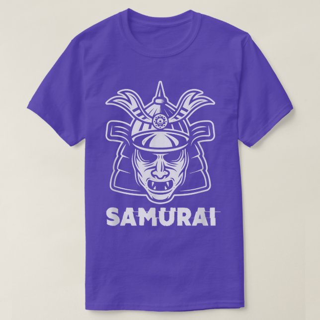 Camiseta Samurai Armor honra a guerrero de Japón  (Diseño del anverso)
