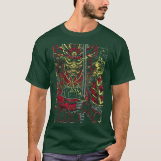 Camiseta Samurai Arte japonés inspirado en Bushido asiático