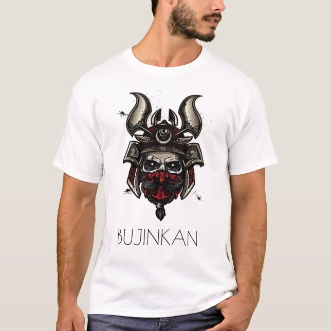 Camiseta samurai artes marciales bujinkan (Anverso)