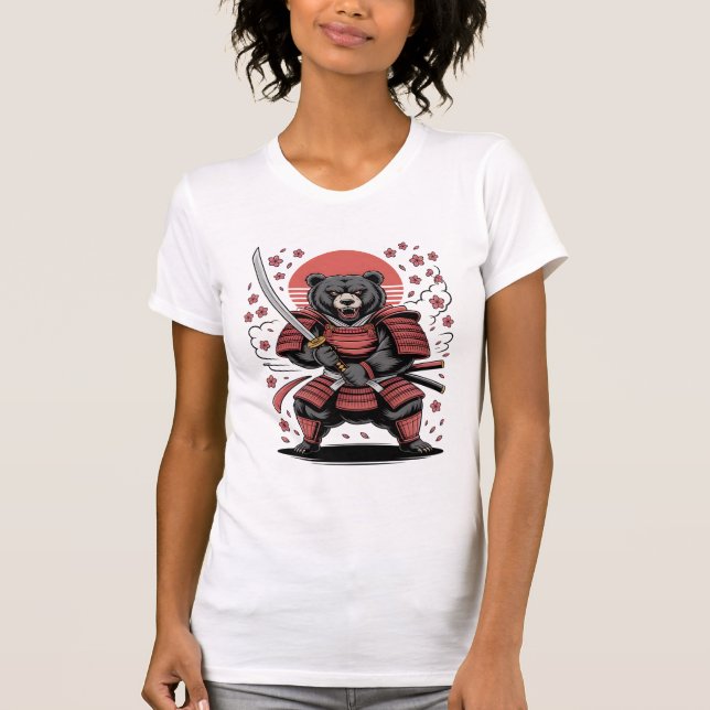 Camiseta Samurai Bear Women’s Slim Fit Tee (Anverso)