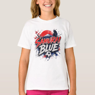 Camiseta Samurai Blue - Cultura del Fútbol Japonés