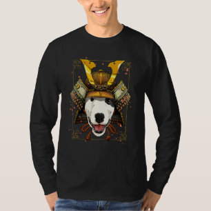 Camiseta Samurái Bull Terrier Perro Matón Mascota Guerrero 