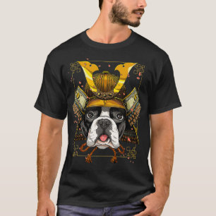 Camiseta Samurai Bulldog francés Guerrero del perro Samurai