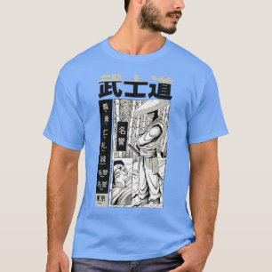 Camiseta Samurai Bushido Comic Book Japanese Style Illustra