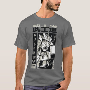 Camiseta Samurai Bushido Comic Libro De Estilo Japonés Ilus
