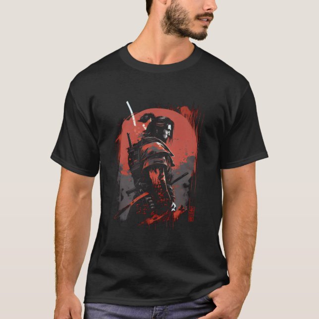 Camiseta Samurai Bushido Japan Warrior Japanese (Anverso)
