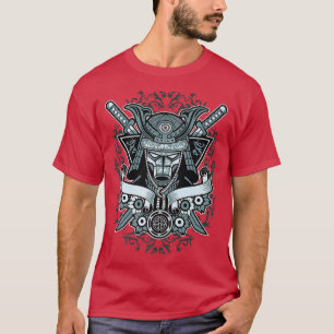 Camiseta Samurai Bushido Japón Guerrero arte retro japonés