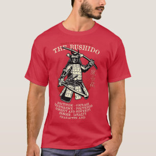 Camiseta Samurai Bushido japonés