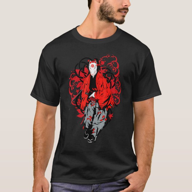 Camiseta Samurai Bushido japonés Samurai escenario cultural (Anverso)