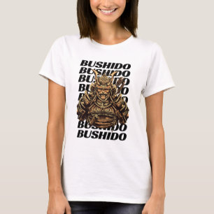 Camiseta Samurai Bushido Mujeres Blancas