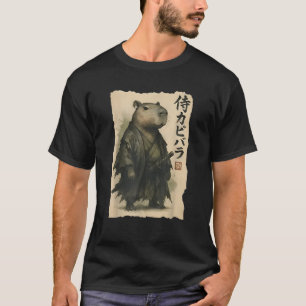 Camiseta Samurai Capybara Funny Capybara Animal japonés