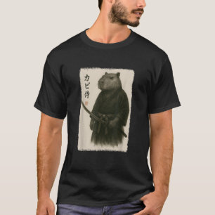 Camiseta Samurai Capybara Gráfica divertida atracción gráfi