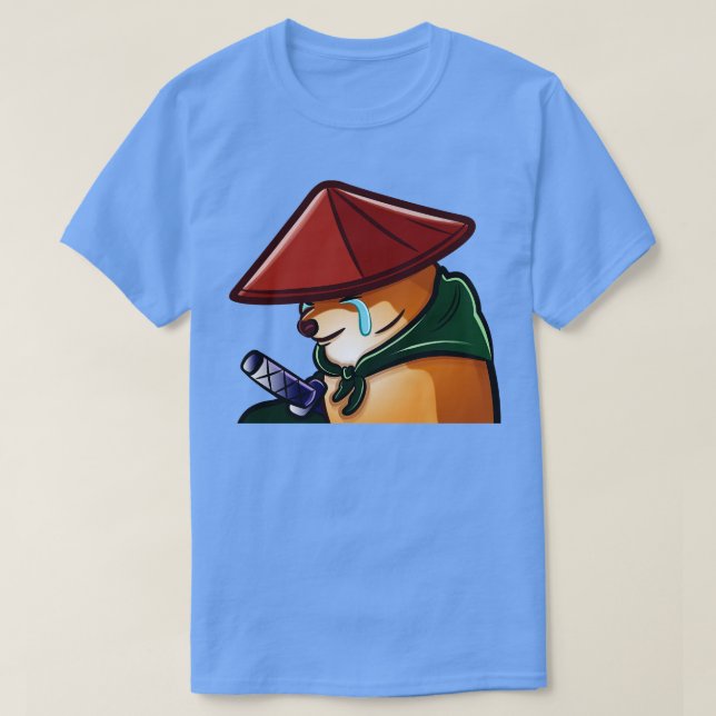 Camiseta Samurai Cheems Dog Meme T (Diseño del anverso)