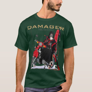 Camiseta Samurai Chica Guerrero japonés estético Damager Ne