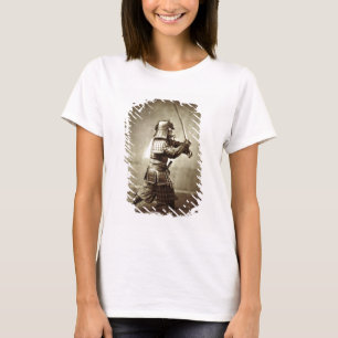 Camiseta Samurai con la espada aumentada, c.1860 (impresió
