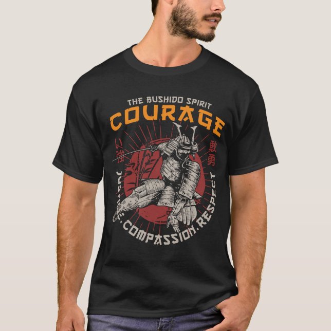 Camiseta Samurai Courage (Anverso)