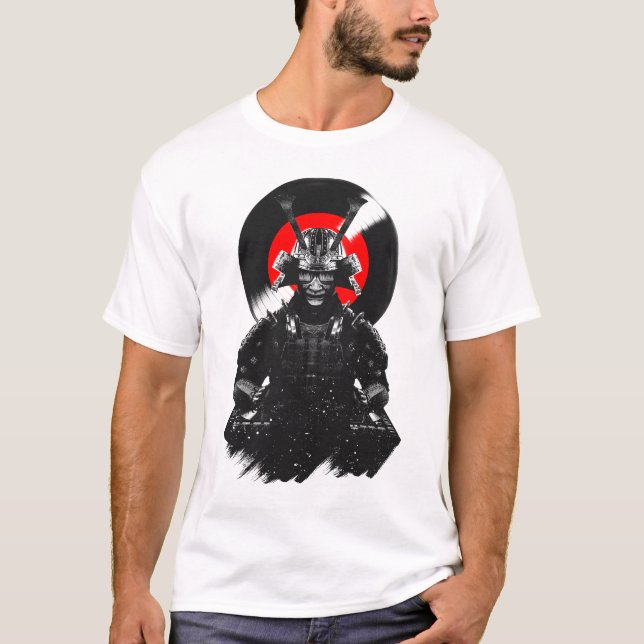 Camiseta Samurai Dj warrior (Anverso)