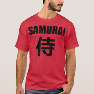 Camiseta SAMURAI en escritura kanji japonesa