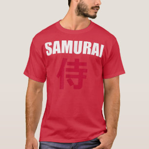 Camiseta SAMURAI en japonés kanji escribiendo copia de cami