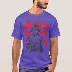 Camiseta Samurai espada Samurai Warrior con armadura