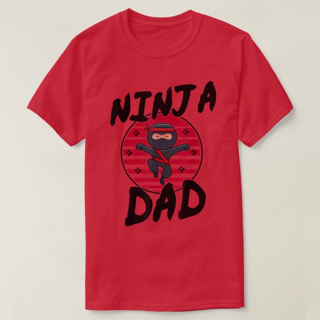 Camiseta Samurai - Father Ninja Dad T-Shirt Copy Copy Copy  (Diseño del anverso)