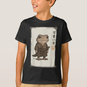 Camiseta Samurai Frog Arte Japonés Anime Funny Hombres Muje