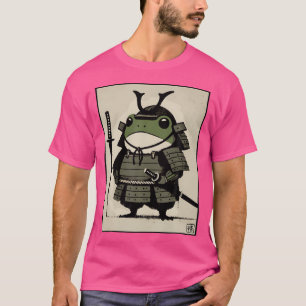 Camiseta Samurai Frog Ukiyo-E Warrior Art