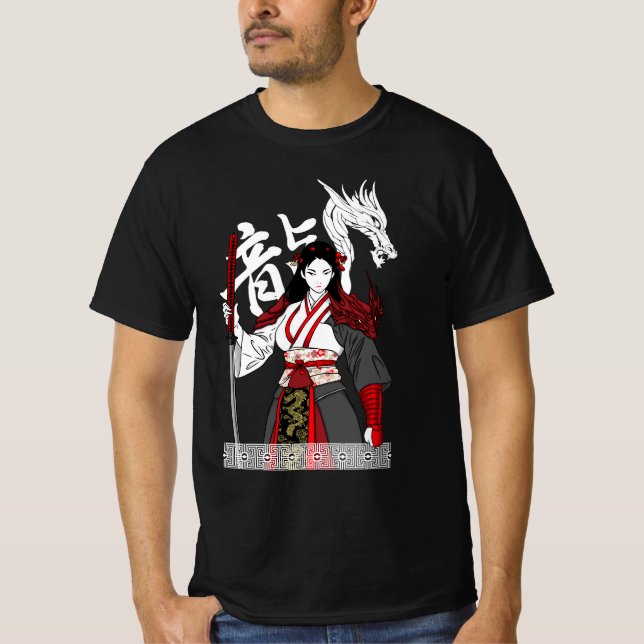 Camiseta Samurai Geisha (Anverso)