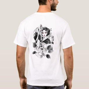 Camiseta "Samurai Geisha y su Katana"