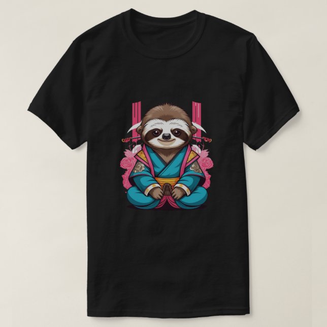 Camiseta Samurai Guay único y un diseño peculiar de animale (Diseño del anverso)