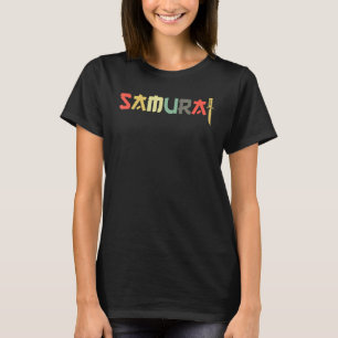Camiseta Samurai, guerrero de Samurai, luchador japonés