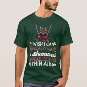 Camiseta Samurai, guerrero de Samurai, luchador japonés Kat