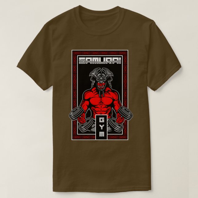 CAMISETA SAMURAI GYM (Diseño del anverso)