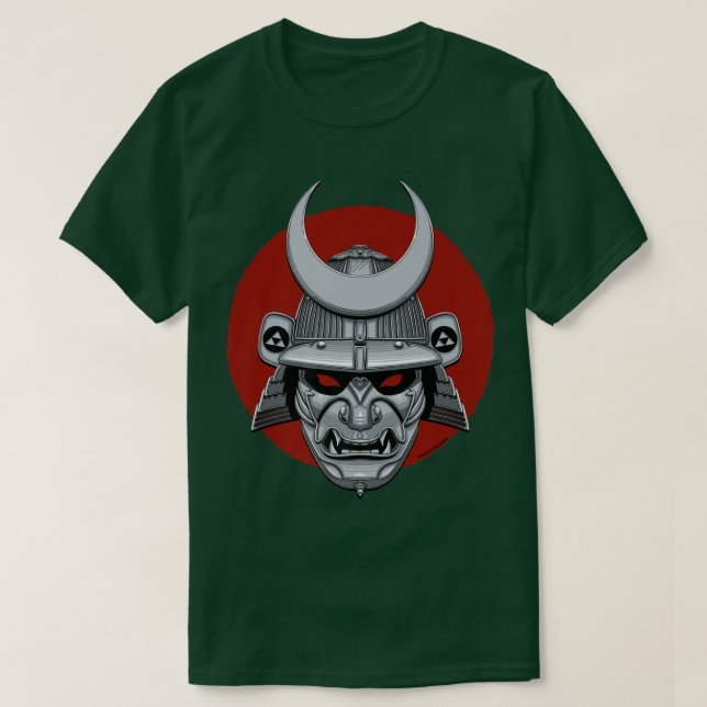 Camiseta Samurai Helm (2) (Diseño del anverso)