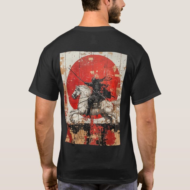 Camiseta Samurai Horseman (Reverso)