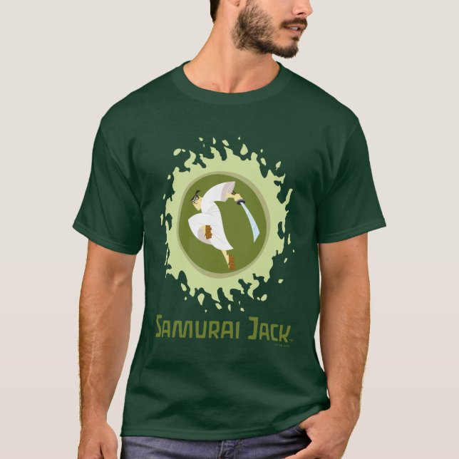 Camiseta Samurai Jack Leaping Graphic (Anverso)