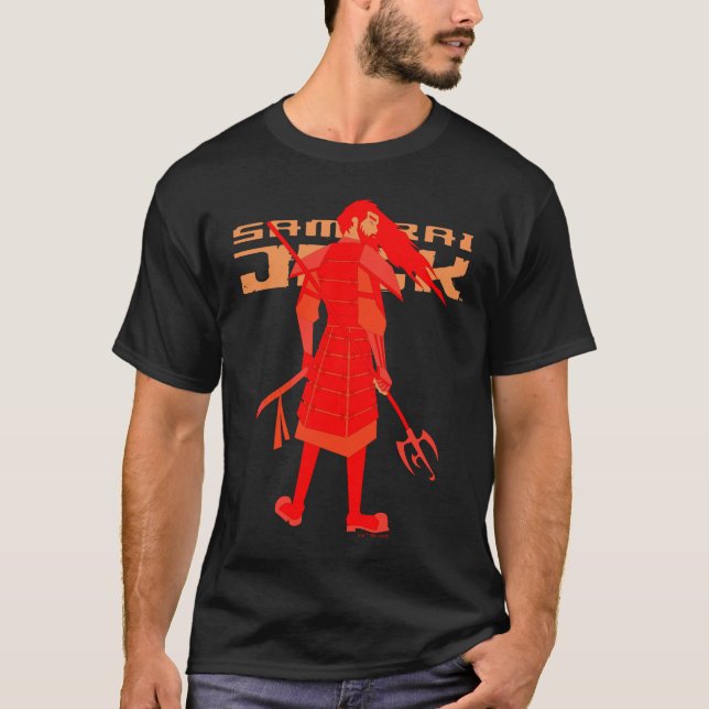 Camiseta Samurai Jack Red Warrior Graphic (Anverso)