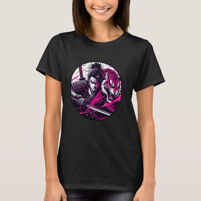 Camiseta Samurai Japanese Encounter Anime Meets Samurai In  (Anverso)