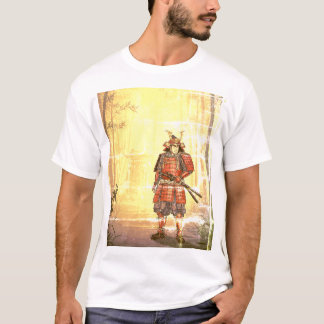 Camiseta 「samurai」Japanese style ink painting T-shirt