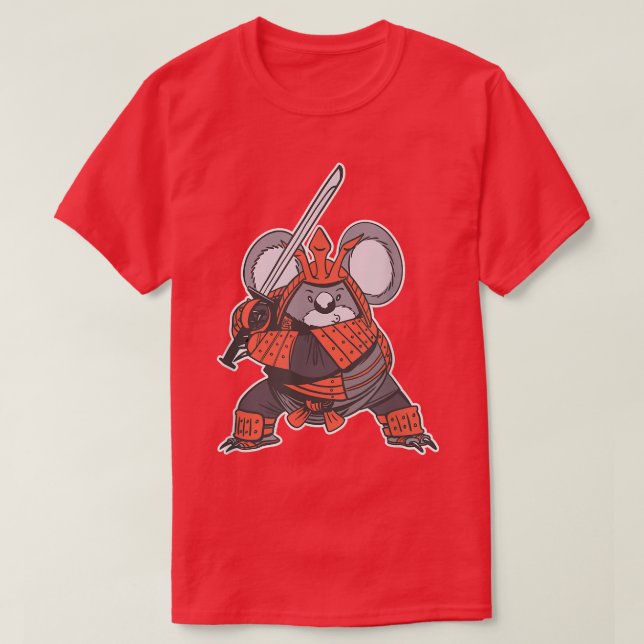 Camiseta Samurai Japanese   Sword Katana Funny Warrior  (Diseño del anverso)
